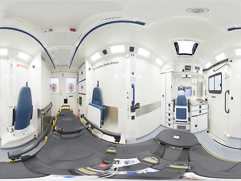 Interaktive 360° Innenansichten für freie Kamerafahrten